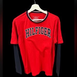 Tommy Hilfiger Colorblock  Logo long Sleeve Tee